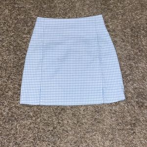 brandy melville light blue skirt